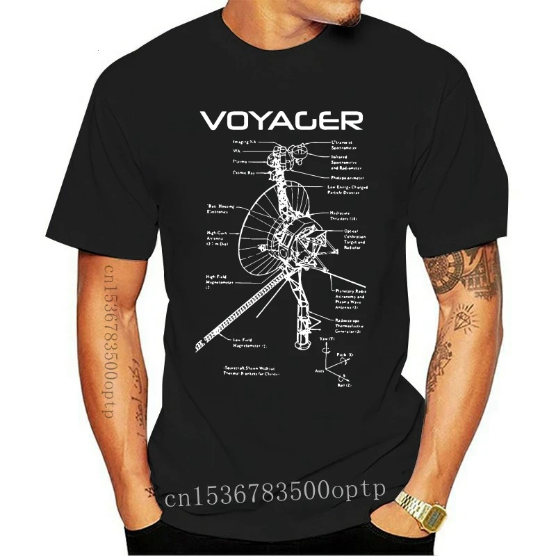 New Men's Voyager Program t shirt printed cotton Round Collar Clothes Gift Comfortable Summer Style Pictures |