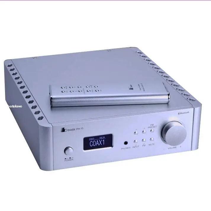 Дистанционный bada PH-15 миниатюрный DAC декодированный усилитель мощности Bluetooth радио интегративный HIFI усилитель с оптическим коаксиальным USB входом