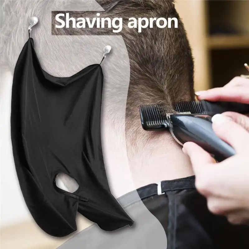 Передник для бритья, уход за бородой, чистая ткань, нагрудник для лица, окрашивание волос, фартук для бритья, накидка с двумя присосками