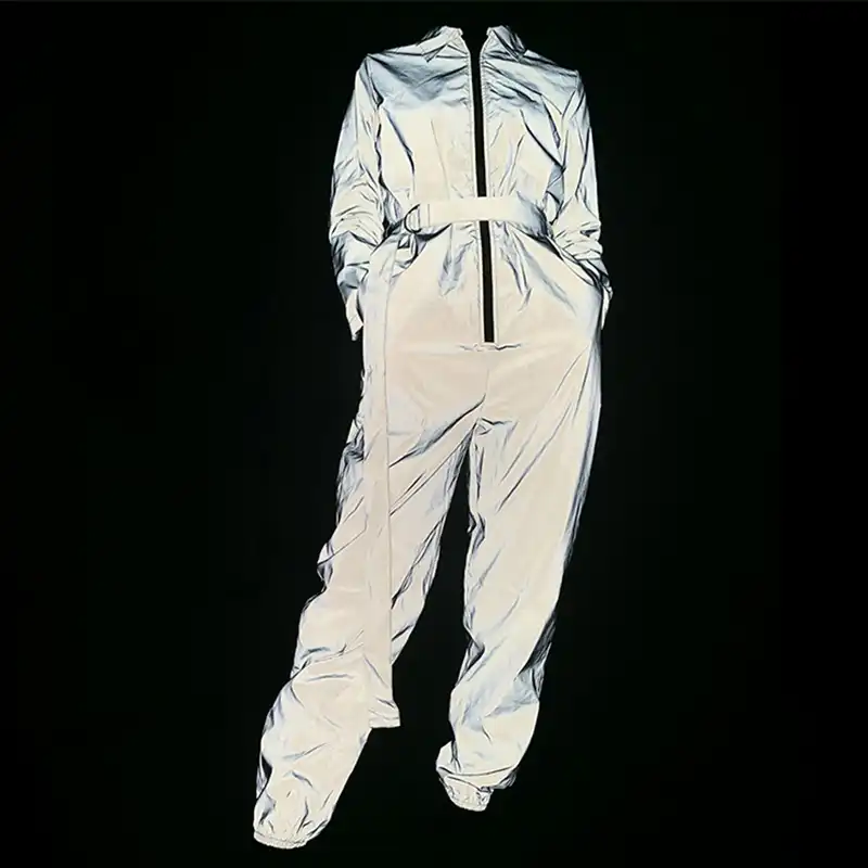 Silver reflective jumpsuit Clearance