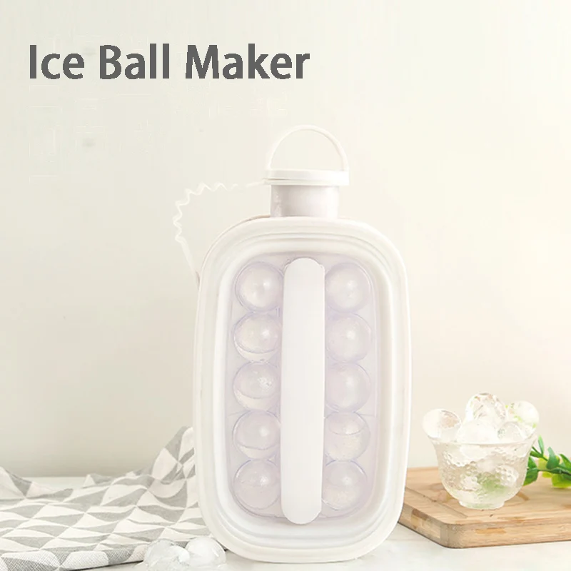 free shipping!!!- DIY Ice Ball Tray Mold Maker Kettle Portable Ice
Cubic Cube Round Mould Bottle Box Cocktails Cooling Iced Drinks Kitchen
Tool