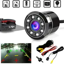 8 LED Car Rear View Reverse Camera For Car Parking 170° Camera Night Cam Kit Waterproof Car Accessories for Parking Camera