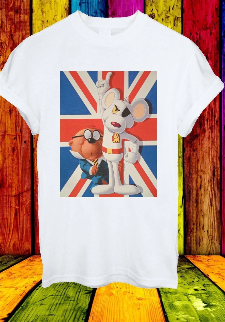 Danger Mouse британская ТВ-серия мультипликационный фильм мужская и женская футболка