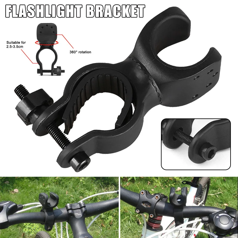 Metal Detector Pin Pointer Holder Flashlight Mount Metal Detecting Accessories 360 Degree Rotating I88 #1