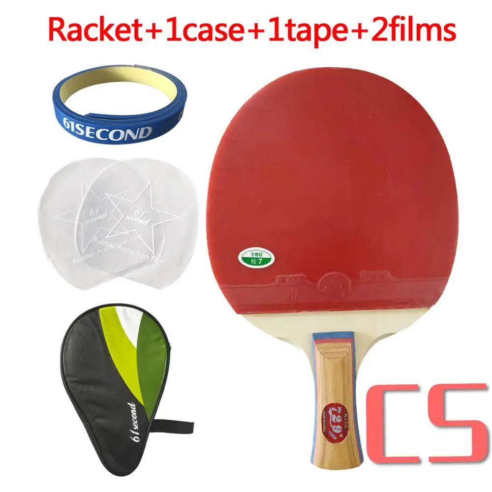 CS with H 1case RITC 729 Дружба 1020# Pips-в настольный теннис ракетка для пинг-понга - Цвет: CS with H 1case
