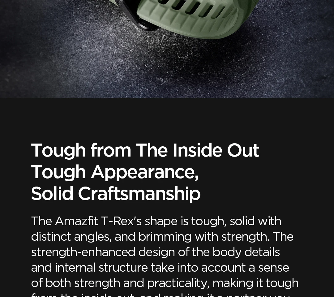 Amazfit T-rex 12 Military Grade AMOLED Display Smartwatch
