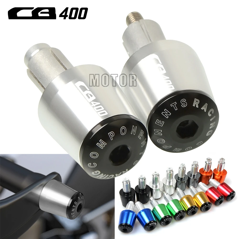 For Honda CB-1/CB400F 89-91 CB400/CB400SF/VTEC 92-98 Motorcycle 7/8&quot22mm Handlebar Grips Cap Hand Bar Ends Handle Plugs Slider |