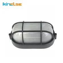 Ретро Овальный E27 Светильники для крыльца 220V Алюминий влагостойкие Настенные светильники Водонепроницаемый IP54 Ванная комната балкон Потолочный Настенный светильник