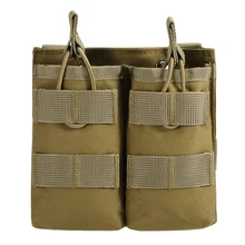 Lixada открытый 600D нейлон Охота Молл Мешок Тактический Подсумок военный, двойной Молл Чехол для кружек кобура для M4 Журнал