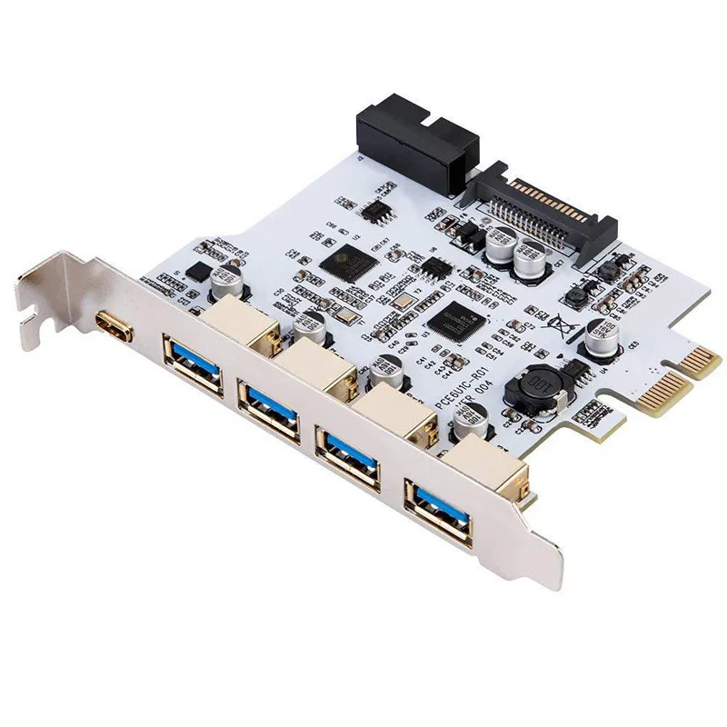 4-портовый USB 3,0 Тип-C 19PIN карты расширения Dual Core Позолоченный разъем LHB99