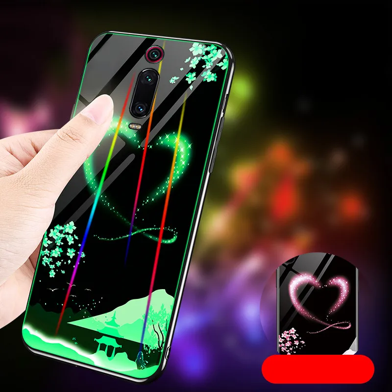Роскошный ударопрочный чехол из закаленного стекла Lu mi nous 7H для Xiaomi mi 9T Pro 9 анти-взрывающаяся задняя крышка для Red mi K20 Pro Note 7
