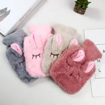 

Rabbit Soft Plush Hot Water Bottle Warm Relaxing Heat Warmer Therapy Removable Washable Hand WarmerStress Pain Relief Warmer