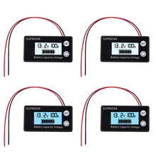 

Battery Capacity Indicator Monitor LCD HD Digital Display DC 8V-100V Lead Acid Lithium Car Motorcycle Voltmeter Voltage Gauge