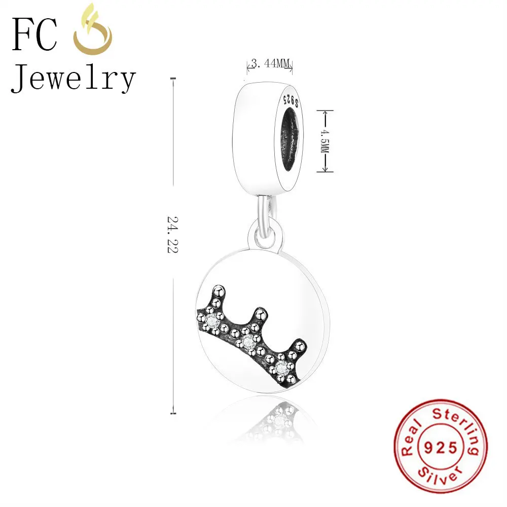 FC ювелирные изделия подходят оригинальные брендовые шармы браслет 925 серебро