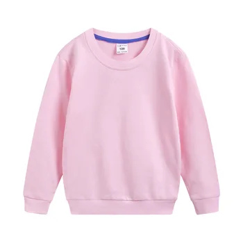 

Kids Hoodies Jacket Spring/Autumn Children O-Neck Pullover Outerwear Coat For Teen Boys Girls 90-150CM Bottoming Shirts Dwq626