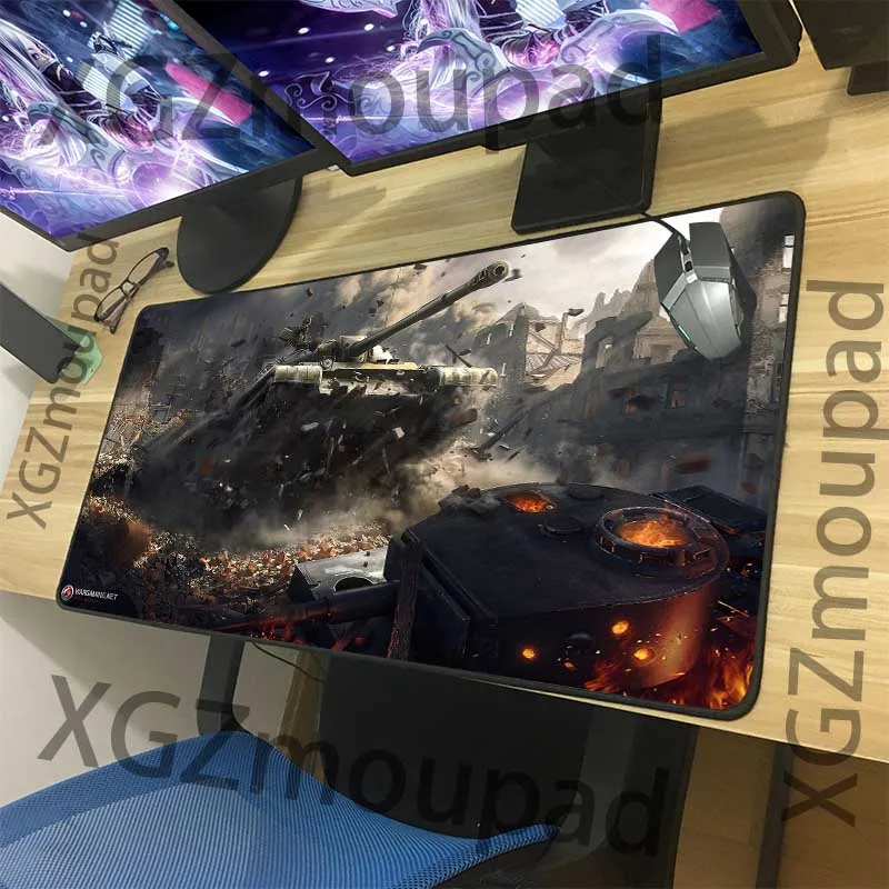 XGZ Angel Shield заказной модный большой игровой коврик для мыши черный замок край компьютерная клавиатура настольный коврик Натуральный каучук нескользящий Xxl