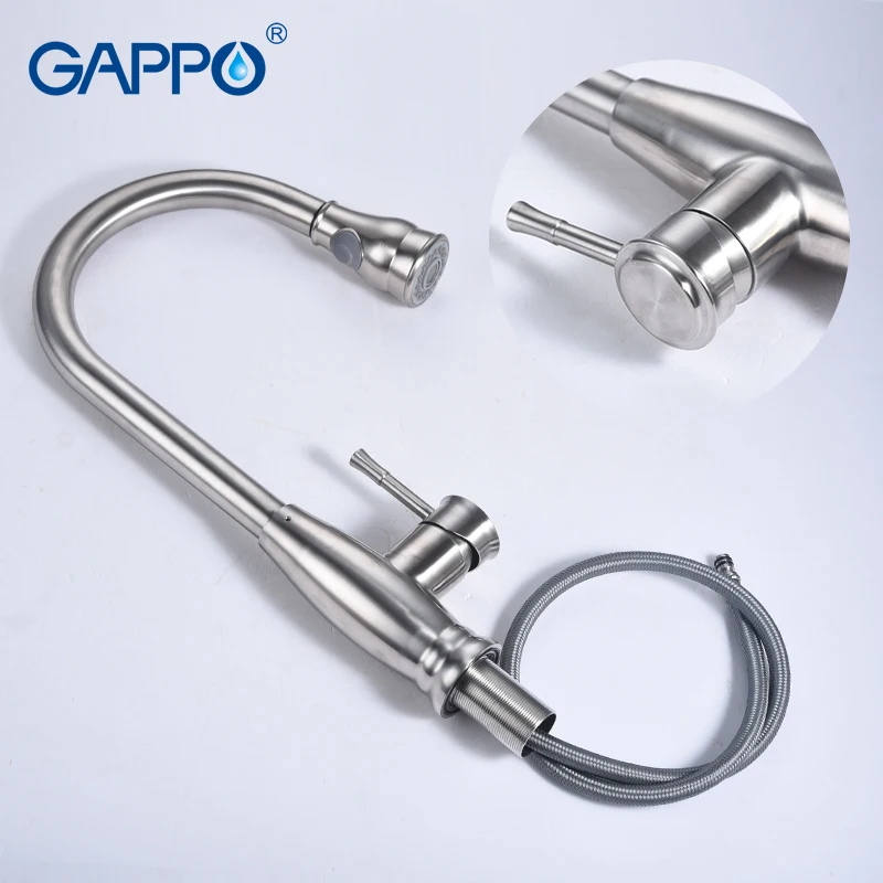  GAPPO 304 stainless steel Kitchen Faucets cold hot water sink taps water mixer Faucets sink mixer f - 32907572863