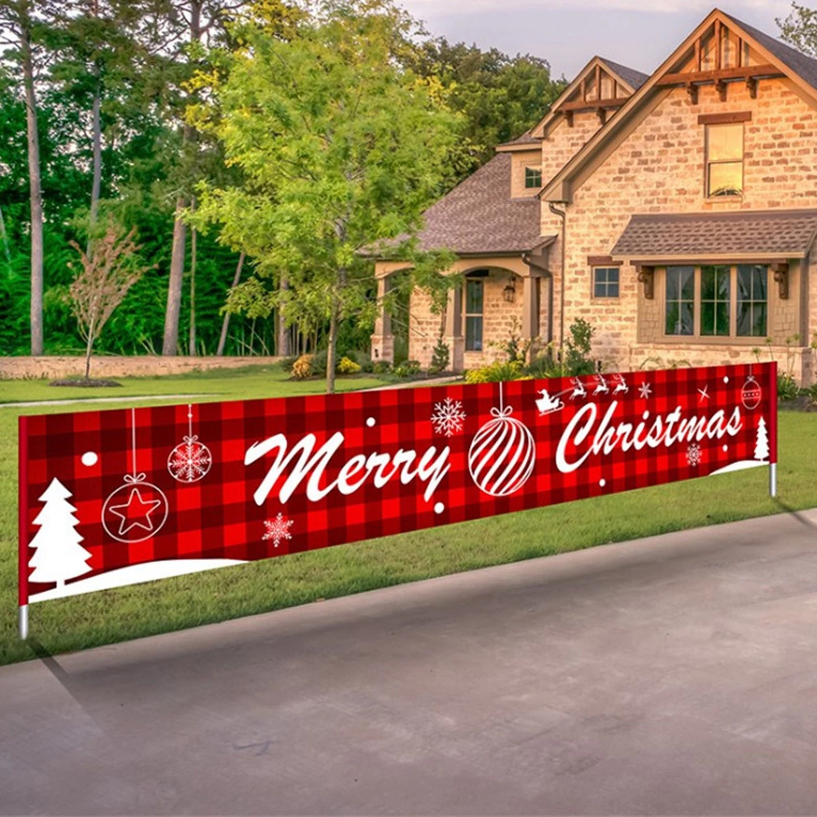 Oxford Christmas 2022 Oxford Cloth Outdoor Banner Merry Christmas Decor For Home 2021 Cristmas  Outdoor Decor Xmas Navidad Noel Happy New Year 2022| | - Aliexpress