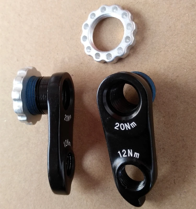 

1set Bicycle rear derailleur hanger For KTM Bark 10/20/30/40 KTMÂ Myroon Master ktm axle M12*P1.75 MECH dropout carbon frame bike