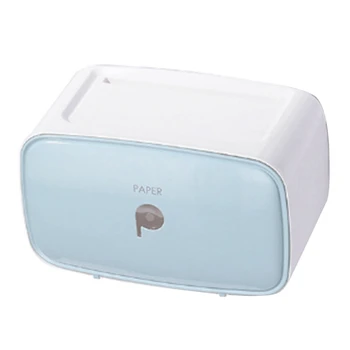 

Portable Toilet Paper Holder Wall Mounted Toilet Paper Dispenser Waterproof Tissue Storage Box Bathroom Accessories