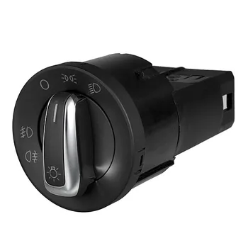 

HEAD LIGHT SWITCH CHROME CONTROL For VW GOLF MK4 Sharan PASSAT B5 Polo 9N Lupo