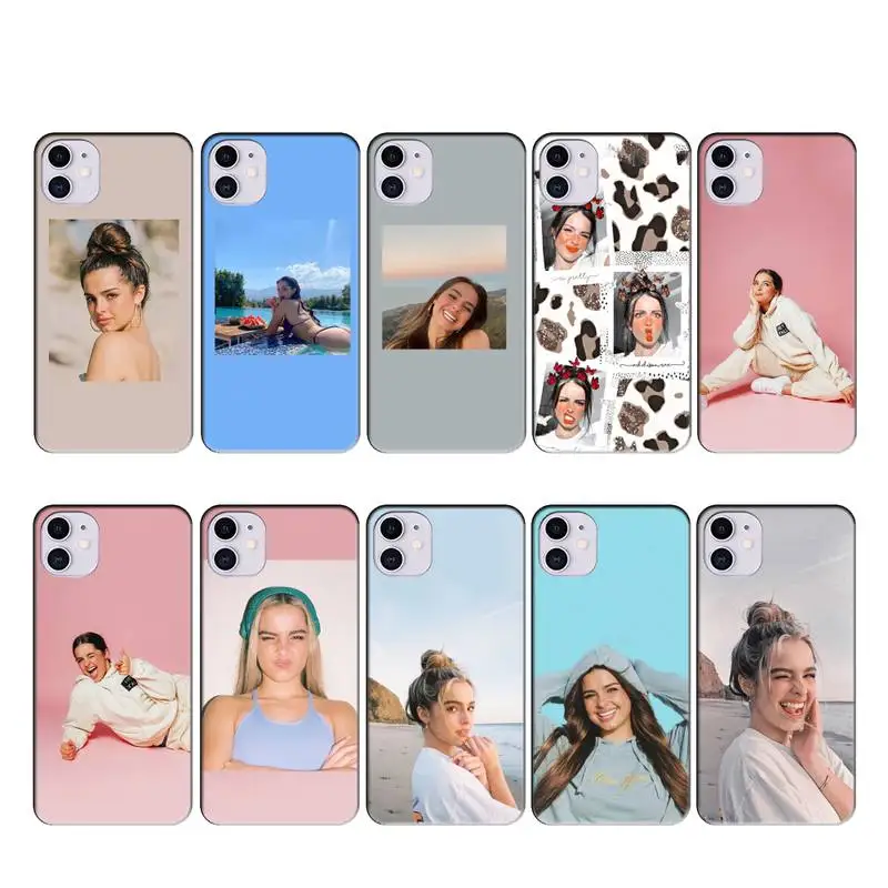 

American ADDISON RAE Fundas Coque Case for IPhone 11 Pro Max SE 2020 XR X XS XR 7 8 6s Plus Cover Accessories