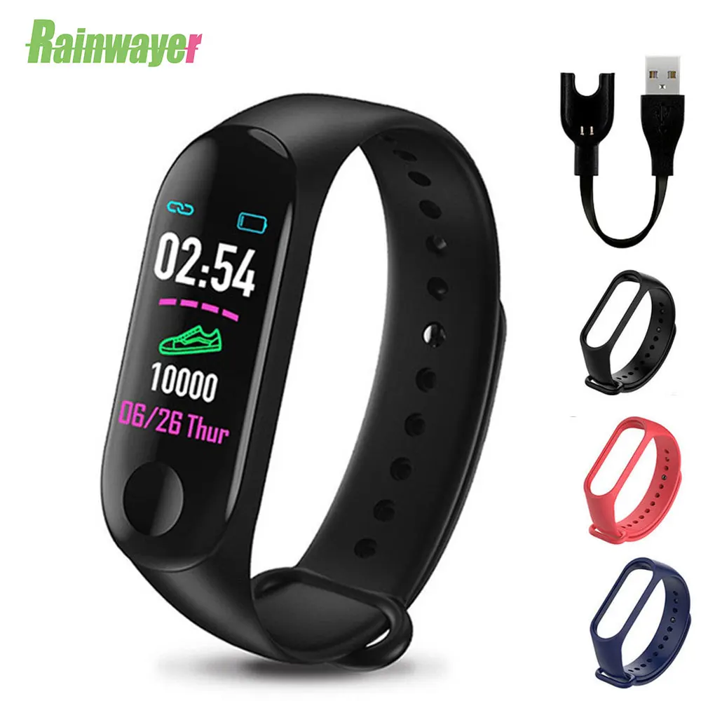

M3Plus Sport Smart Wristband Bracelet Strap Men SmartBand Call Heart Rate Fitness Tracker M3 Plus Smart Watch For IOS Android