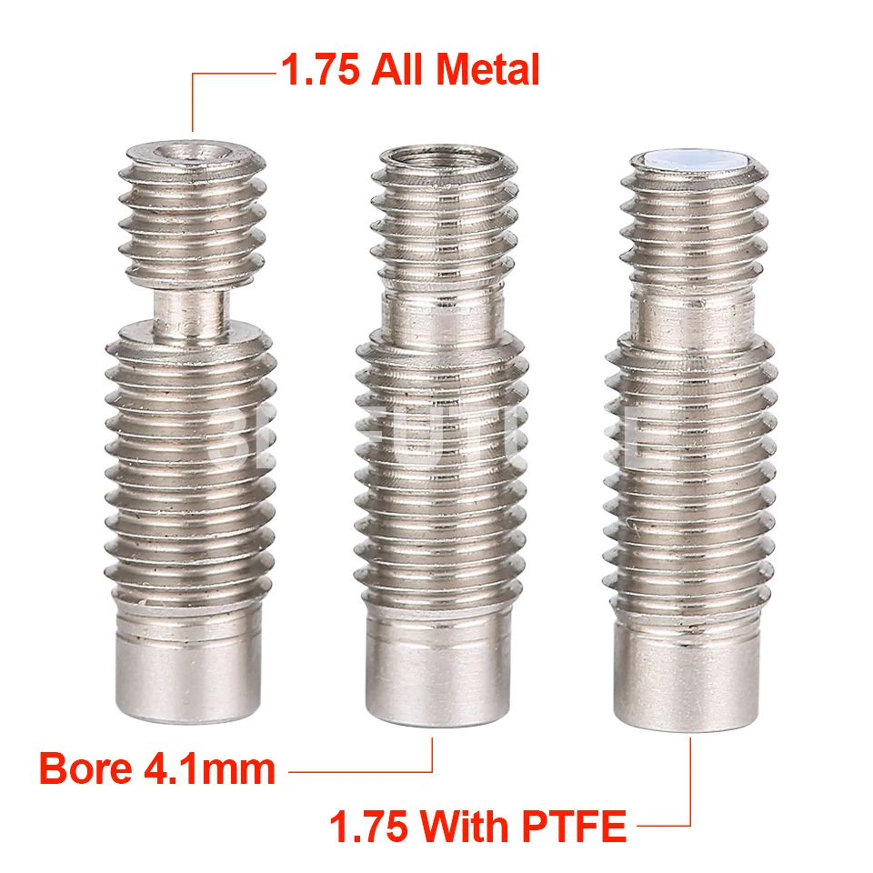 

1Pcs Super Smooth Heat Break For E3d V6 Hotend Vocano Heater Block 1.75mm Filament 3d Printer Nozzle Throat Accessories