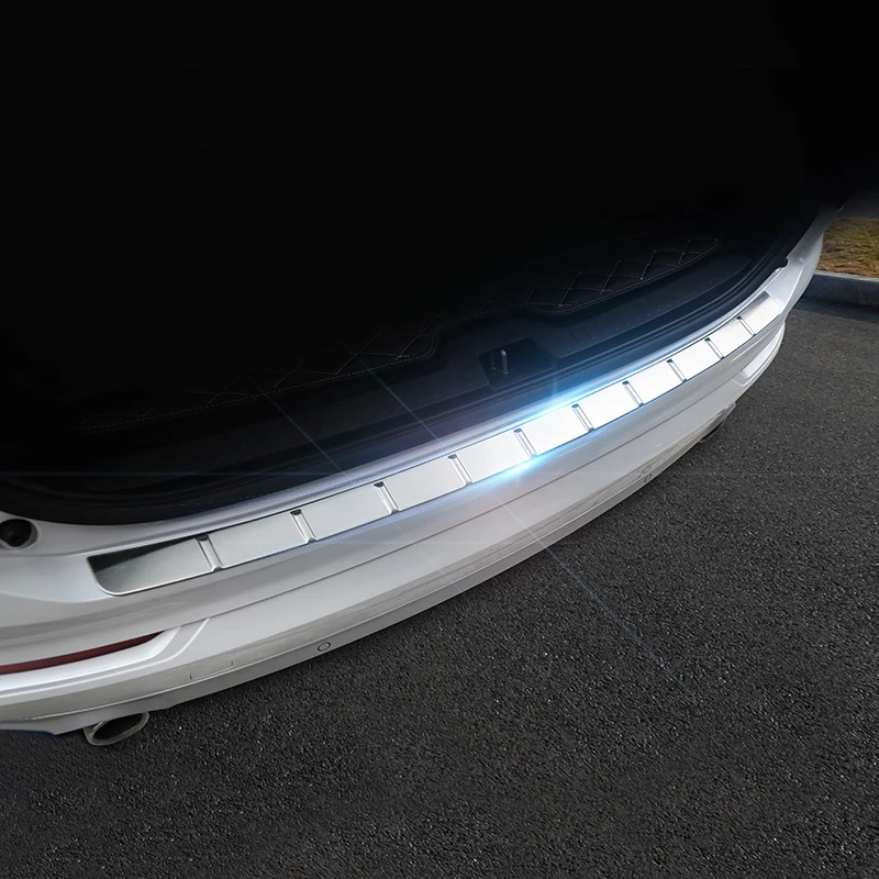 Для Volvo XC90- защита заднего бампера из нержавеющей стали Накладка на порог аксессуары для стайлинга автомобиля 1 шт