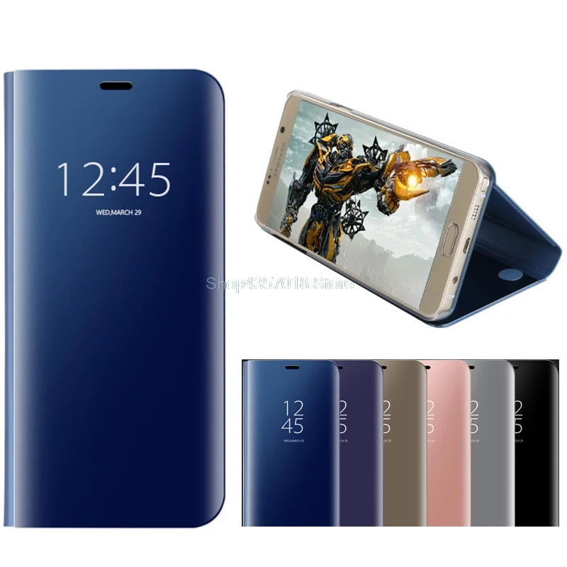 Per Samsung Galaxy S8 Plus Custodia Specchio Di Lusso Smart View Finestra Flip Case Per Samsung S8 Plus G955 Sm-G955F Custodia Per Sm-G955Fd