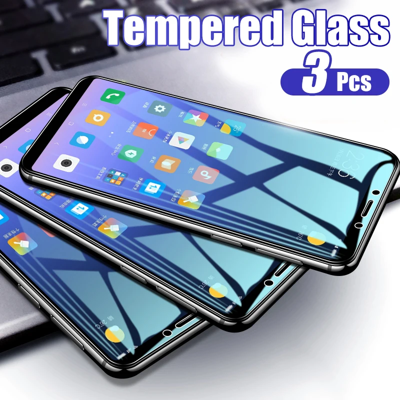 

3Pcs/Lot Screen Tempered Glass Film For Xiaomi Redmi 4X 5 Plus 7A Note 7 6 5 Pro K20 Pro Protective Glass Protector Full Cover