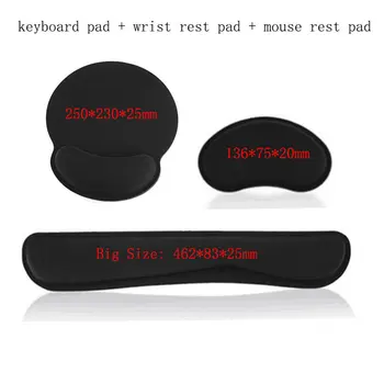 

Upgrade Enlarge Superfine Fibre Soft Smooth Gel Ergonomic Mouse Pad Wrist Support and Keyboard Wrist Rest Computer Laptop Mac