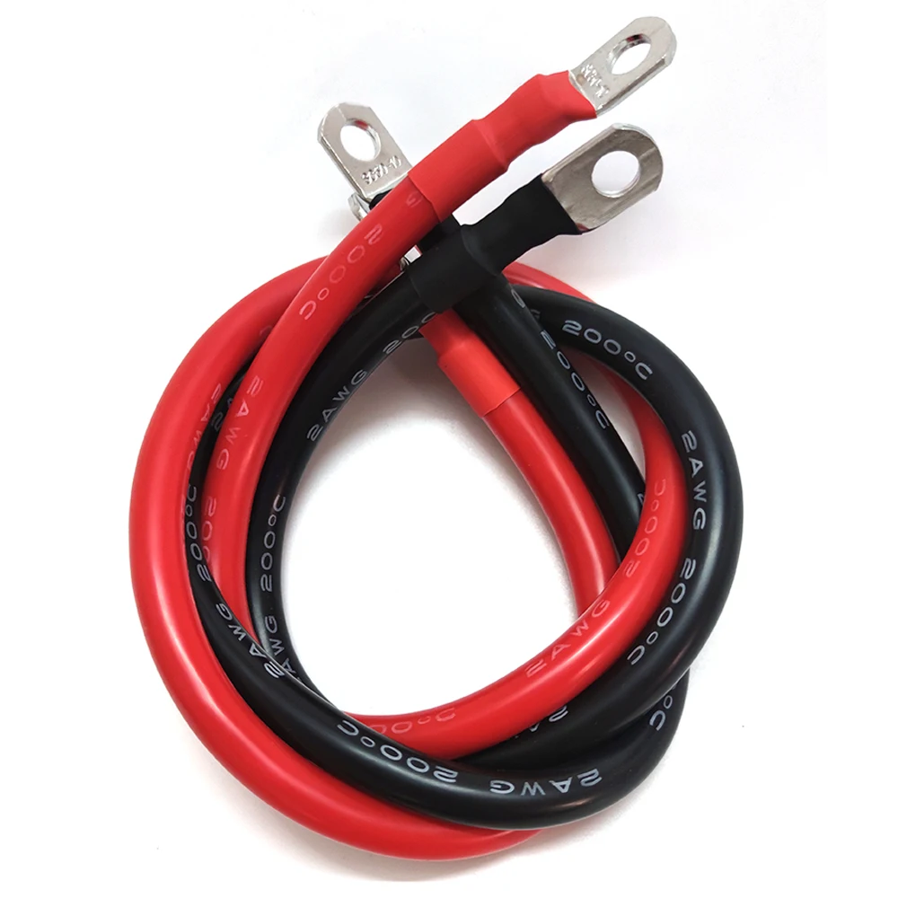 High-Performance Silicone Battery Connection Cable with SC Lug for Power Applications