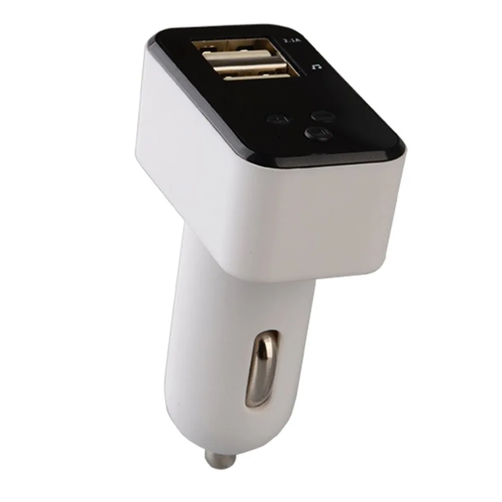 EC736 Интеллектуальный двойной зарядное устройство usb MP3 музыкальный плеер Поддержка FM радио Hands Free вызов адаптер