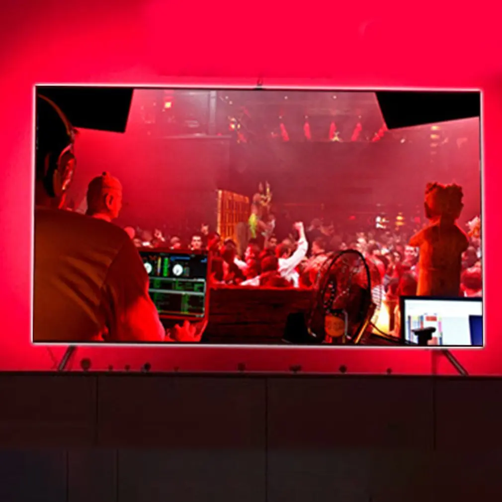 RGB Led Strip Lights With App And Control Remote USB Color Changing LED TV Backlight For Bedroom Room Kitchen Party | Дом и сад