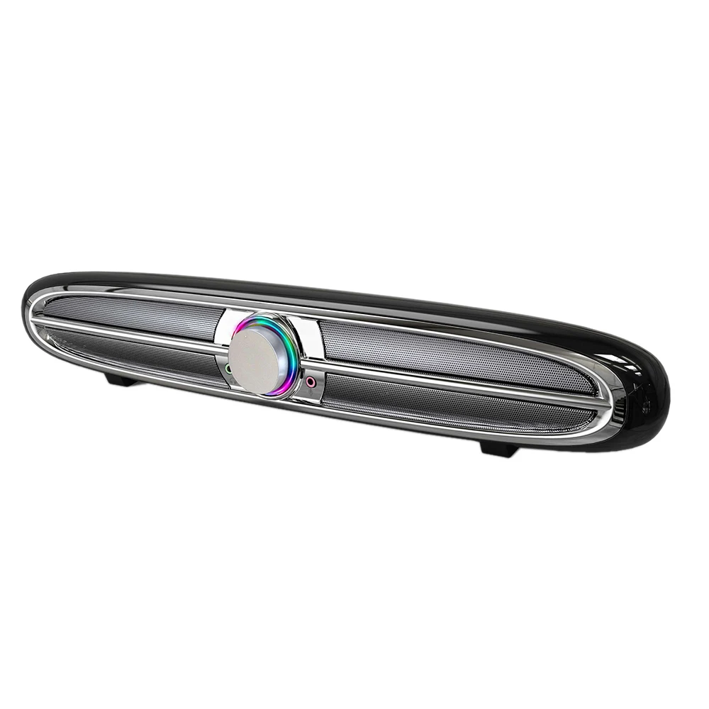 FFYY-Smalody с питанием от USB Динамики Soundbar 3,5 мм проводной звуковой ящик 10 Вт сабвуфер W/Микрофон Разъем для наушников для ТВ рабочего стола