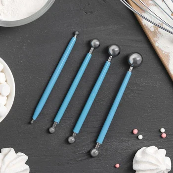 

Set for modeling confectionery decorations, 4 pcs