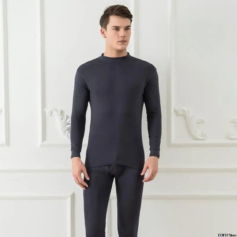 long johns for men Winter Thermal Underwear Men Warm First Layer Man Undrewear Set Fleece  Compression Quick Drying Second Skin Long Johns long johns tesco Long Johns