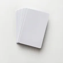 230 bianco lucido bianco a getto d'inchiostro carta stampabile in PVC carta di plastica impermeabile carta d'identità biglietto da visita nessun Chip per Epson per stampante Canon