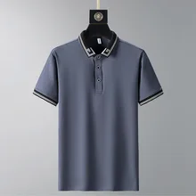 

2021 New Fashion Men's Summer Business Cotton Polo Shirt Men Soild Color Shirt Thin Casual Polo Shirt Tops