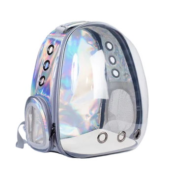 

Transparent pet chest bag out space breathable pet cabin cat cage portable backpack dog school bag