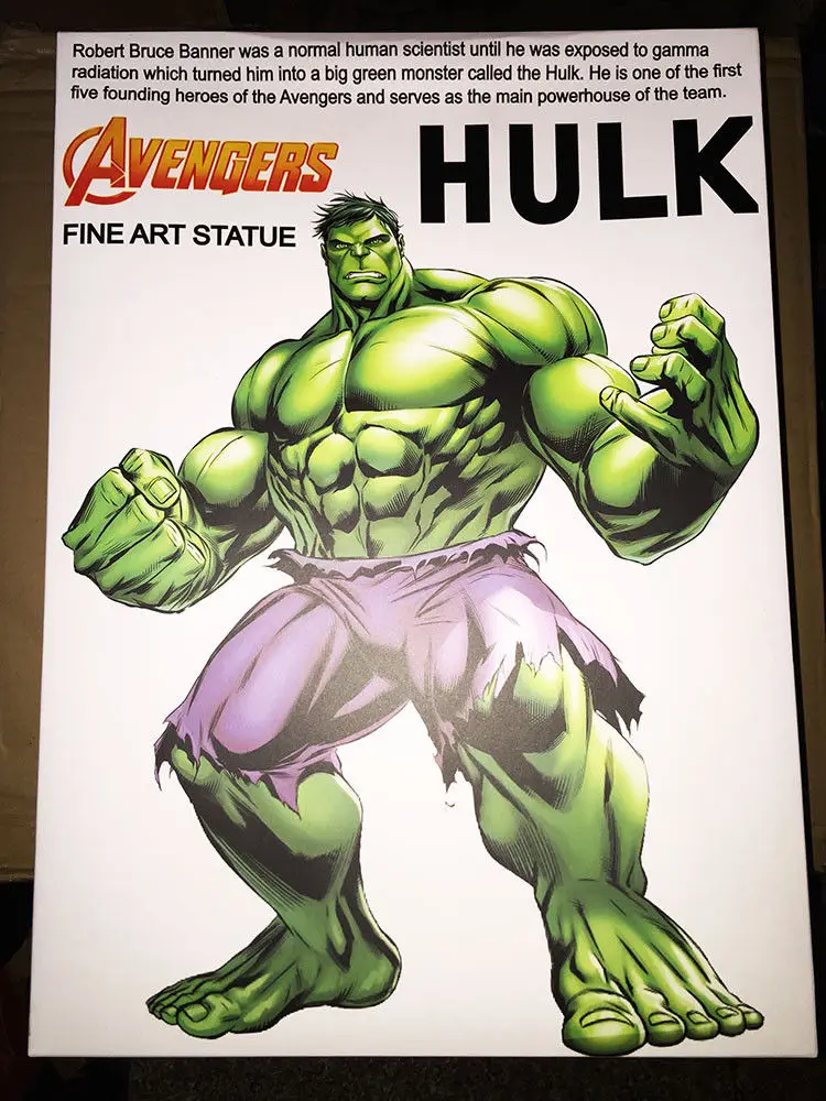 

Crazy Toys Classic Avengers Series 1/6 Scale Hulk Fine Art Statue Figure with box