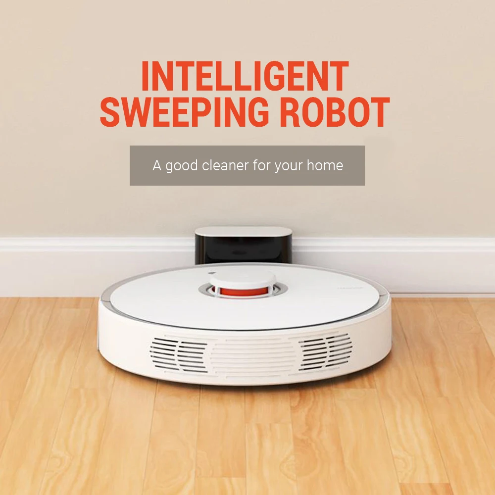 Roborock S6 Pure Smart Sweeping Robot LDS + SLAM Navigation Mode 5200mAh 2000Pa Power 460ml Dustbin