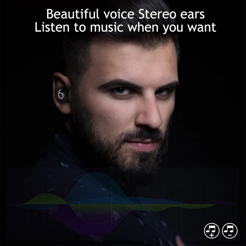 S9 TWS, беспроводные bluetooth 5,0 наушники CVC6.0 с шумоподавлением, 8,0 сильная стереогарнитура, водонепроницаемые спортивные HD наушники для звонков