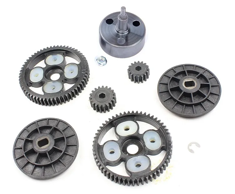 

Модернизированный комплект передач с металлическими чашками и колокольчиком сцепления, высокая скорость 19T/55T и высокий крутящий момент Spur 58T/16T для 1/5 Hpi Rovan KM Baja RC автозапчасти
