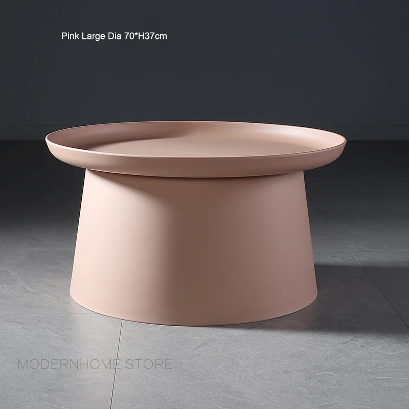 Pink Large Современный модный дизайн, пластиковый Открытый PP мягкий цвет, скандинавский, акция, маленький большой диван, цветной столик, 1 шт - Цвет: Pink Large
