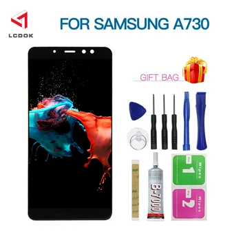 

A730 display For Samsung Galaxy new A8 Plus 2018 LCD Display Touch Screen Digitizer A730F A730F/DS Samsung A8+ Plus 2018 LCD