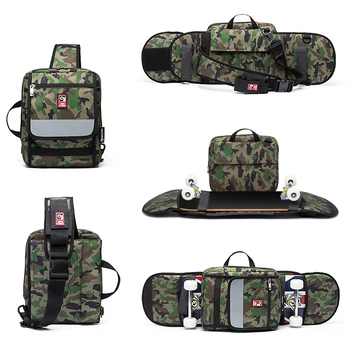 

Skateboard Carry Bag Skateboard Longboard Carry Bag Outdoor Sport Folding Sling Pack Handbag Shoulder Bag