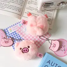 Bentoy плюшевая свинья, розовый, светло-розовый монета аксессуары для дамских сумочек, милые, миленькие в японском стиле(«Каваий» Студенческая сумка аксессуары Корея Ins детская ключ кольцо-брошь