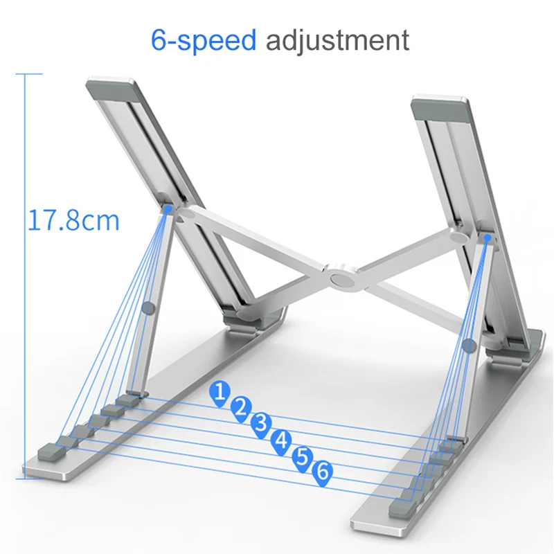 Adjustable Notebook Stand Foldable Laptop Stand For Macbook Air Pro 11 12 13 15 Portable Computer Cooling Bracket Tablet Holder